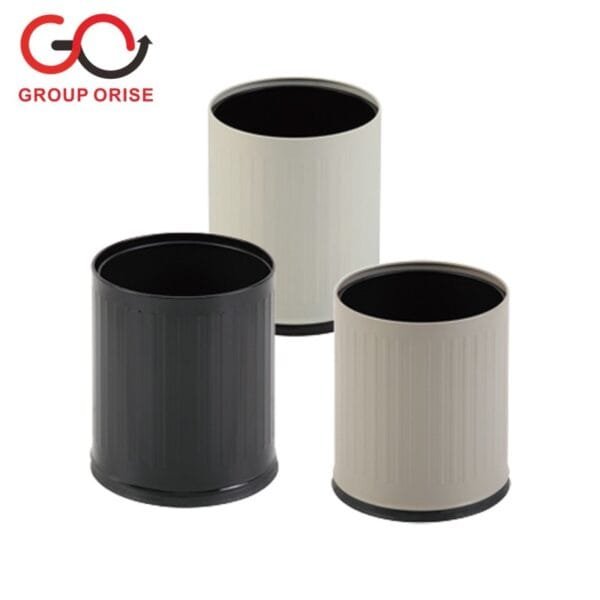 DOUBLE BARREL WASTE BIN.