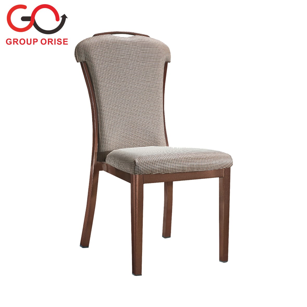 CL025-721 | Curved Back Dining Chair - Upholstered Seat and Back