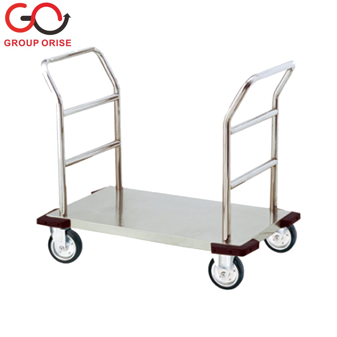 H022-31A | Heavy-Duty Platform Cart with Reinforced Steel Frame and Smooth Casters