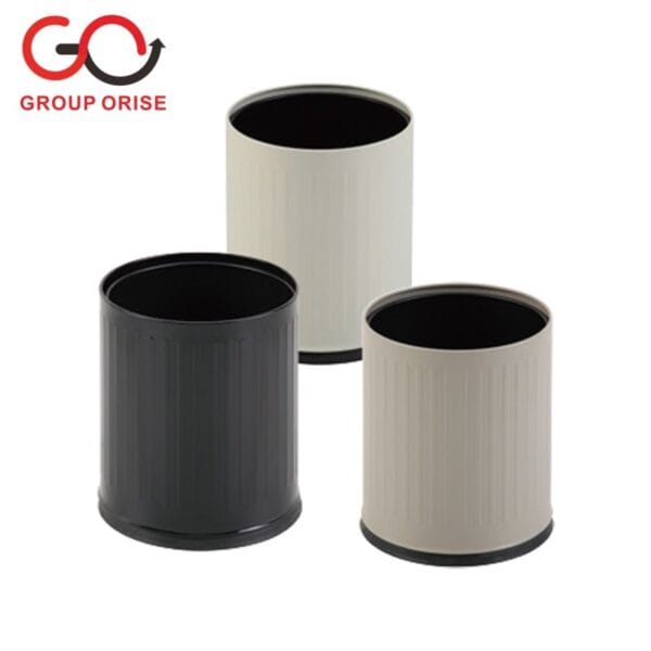 DOUBLE BARREL WASTE BIN.