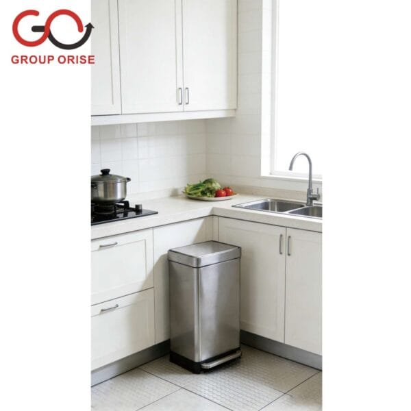 DOUBLE BARREL WASTE BIN