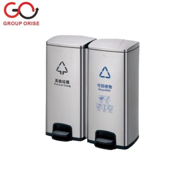DOUBLE BARREL PADEL WASTE BIN