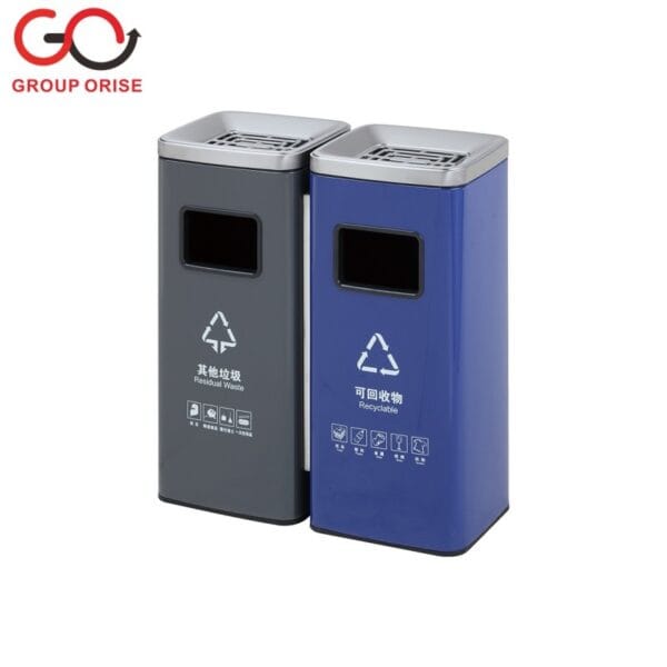 DOUBLE BARREL PADEL WASTE BIN