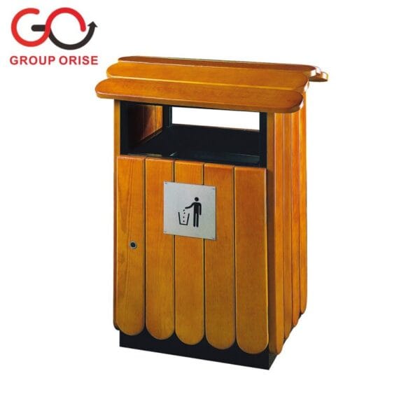 OUTDOOR WOODEN FINISH BIN