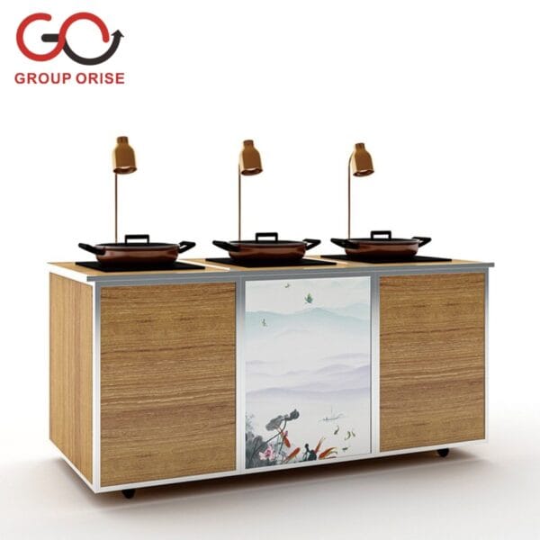 FOLDING INDUCTION COOKER STATION