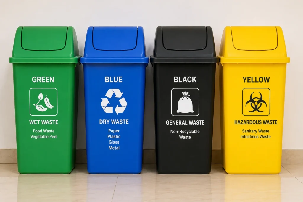 waste bins